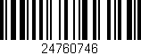Código de barras (EAN, GTIN, SKU, ISBN): '24760746'