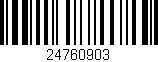 Código de barras (EAN, GTIN, SKU, ISBN): '24760903'