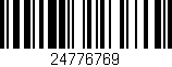 Código de barras (EAN, GTIN, SKU, ISBN): '24776769'
