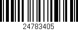 Código de barras (EAN, GTIN, SKU, ISBN): '24783405'