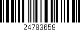 Código de barras (EAN, GTIN, SKU, ISBN): '24783659'