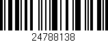 Código de barras (EAN, GTIN, SKU, ISBN): '24788138'