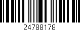 Código de barras (EAN, GTIN, SKU, ISBN): '24788178'