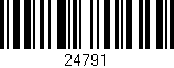 Código de barras (EAN, GTIN, SKU, ISBN): '24791'