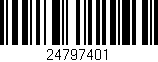 Código de barras (EAN, GTIN, SKU, ISBN): '24797401'