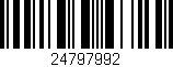 Código de barras (EAN, GTIN, SKU, ISBN): '24797992'