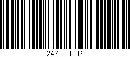 Código de barras (EAN, GTIN, SKU, ISBN): '247_0_0_P'