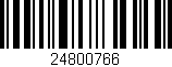 Código de barras (EAN, GTIN, SKU, ISBN): '24800766'