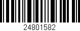 Código de barras (EAN, GTIN, SKU, ISBN): '24801582'