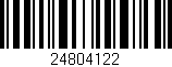 Código de barras (EAN, GTIN, SKU, ISBN): '24804122'