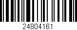 Código de barras (EAN, GTIN, SKU, ISBN): '24804161'