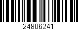 Código de barras (EAN, GTIN, SKU, ISBN): '24806241'
