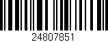 Código de barras (EAN, GTIN, SKU, ISBN): '24807851'