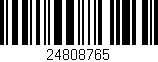 Código de barras (EAN, GTIN, SKU, ISBN): '24808765'