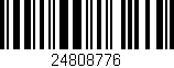 Código de barras (EAN, GTIN, SKU, ISBN): '24808776'