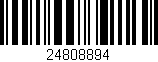 Código de barras (EAN, GTIN, SKU, ISBN): '24808894'