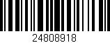 Código de barras (EAN, GTIN, SKU, ISBN): '24808918'