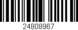 Código de barras (EAN, GTIN, SKU, ISBN): '24808967'