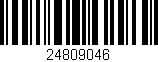 Código de barras (EAN, GTIN, SKU, ISBN): '24809046'