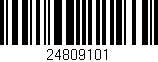 Código de barras (EAN, GTIN, SKU, ISBN): '24809101'