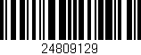 Código de barras (EAN, GTIN, SKU, ISBN): '24809129'