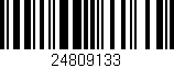 Código de barras (EAN, GTIN, SKU, ISBN): '24809133'