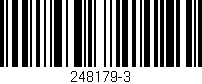 Código de barras (EAN, GTIN, SKU, ISBN): '248179-3'