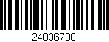 Código de barras (EAN, GTIN, SKU, ISBN): '24836788'