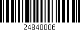 Código de barras (EAN, GTIN, SKU, ISBN): '24840006'