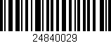 Código de barras (EAN, GTIN, SKU, ISBN): '24840029'