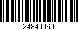 Código de barras (EAN, GTIN, SKU, ISBN): '24840060'