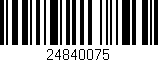 Código de barras (EAN, GTIN, SKU, ISBN): '24840075'