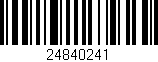 Código de barras (EAN, GTIN, SKU, ISBN): '24840241'