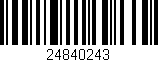 Código de barras (EAN, GTIN, SKU, ISBN): '24840243'