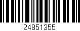 Código de barras (EAN, GTIN, SKU, ISBN): '24851355'