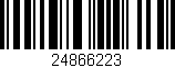 Código de barras (EAN, GTIN, SKU, ISBN): '24866223'