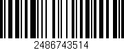 Código de barras (EAN, GTIN, SKU, ISBN): '2486743514'