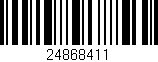 Código de barras (EAN, GTIN, SKU, ISBN): '24868411'