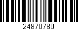 Código de barras (EAN, GTIN, SKU, ISBN): '24870780'