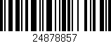Código de barras (EAN, GTIN, SKU, ISBN): '24878857'
