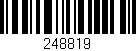 Código de barras (EAN, GTIN, SKU, ISBN): '248819'
