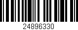 Código de barras (EAN, GTIN, SKU, ISBN): '24896330'