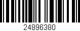 Código de barras (EAN, GTIN, SKU, ISBN): '24896380'