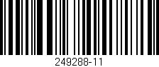 Código de barras (EAN, GTIN, SKU, ISBN): '249288-11'