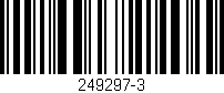 Código de barras (EAN, GTIN, SKU, ISBN): '249297-3'