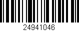 Código de barras (EAN, GTIN, SKU, ISBN): '24941046'