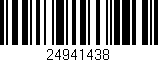 Código de barras (EAN, GTIN, SKU, ISBN): '24941438'