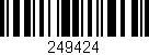 Código de barras (EAN, GTIN, SKU, ISBN): '249424'