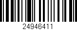 Código de barras (EAN, GTIN, SKU, ISBN): '24946411'