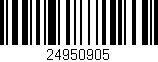Código de barras (EAN, GTIN, SKU, ISBN): '24950905'